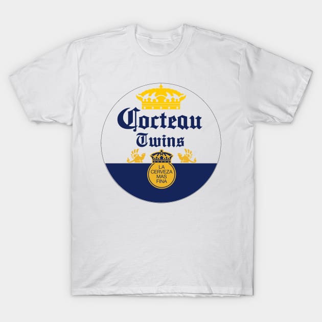 Cocteau Twins x Corona Extra Beer Flu Virus Collab T-Shirt by kkslideshop